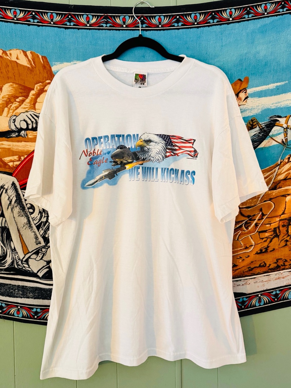 🦅 Vintage (2001) “Operation Noble Eagle” September 11th Tee 🦅